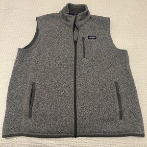 Patagonia Better Sweater Vest Gray Full-Zip Men’s sz XL Fleece Sleeveless Jacket
